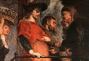 RUBENS, Pieter Pauwel Meeting of Mary and Elisabeth (detail)